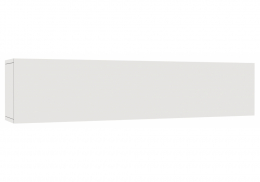 Шкаф Модена белый (143,2x26x35)