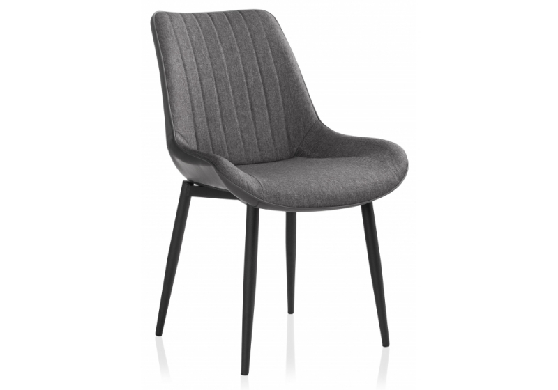 Стул на металлокаркасе Seda серый (55x61x86). 